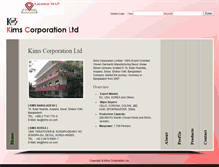 Tablet Screenshot of kims-co.com